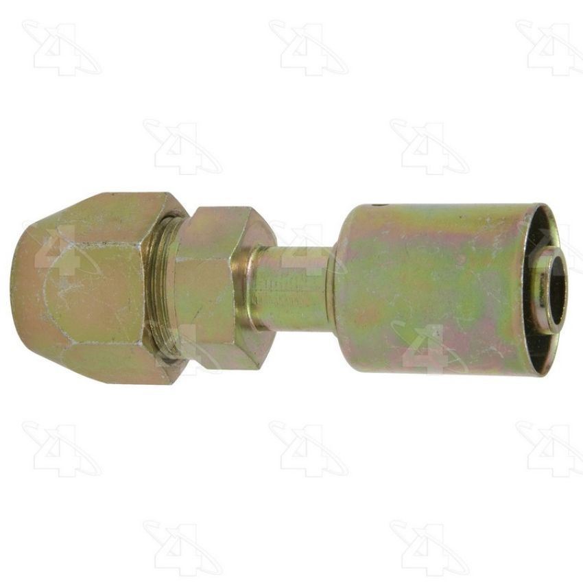 Four Seasons 17856 Straight Compression, Steel, Standard Diameter Beadlock, A/C Fitting