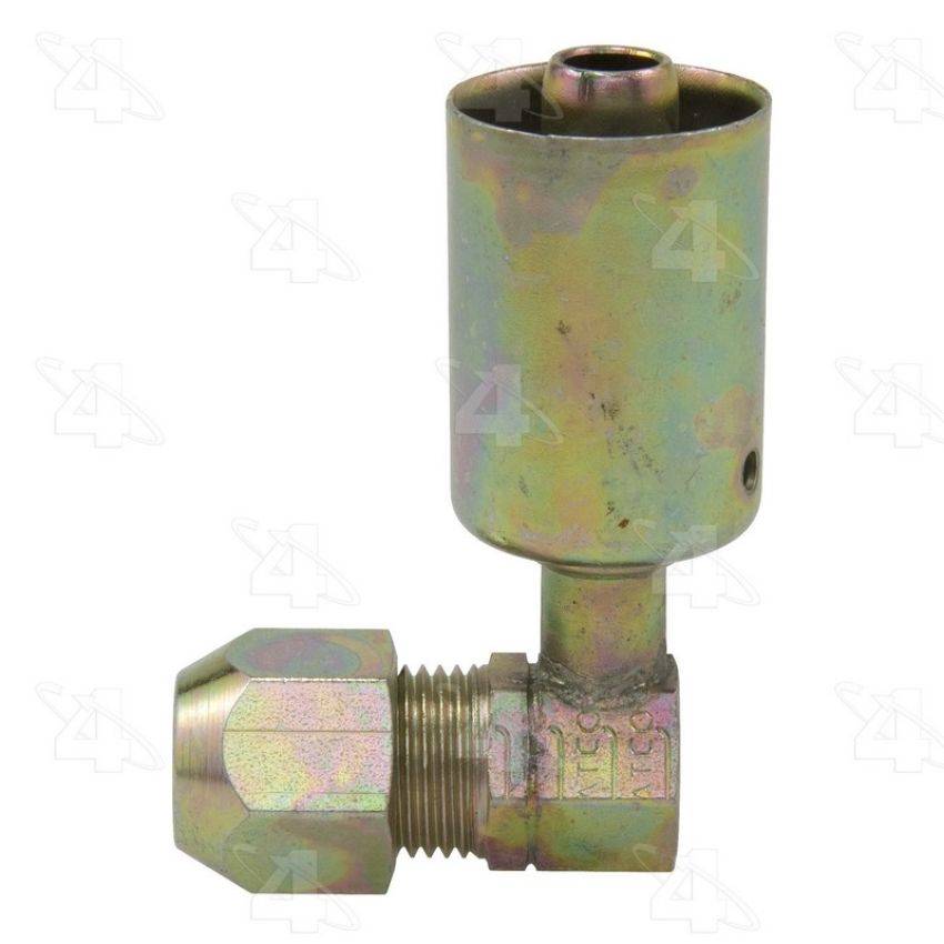 Four Seasons 17877 90 Degree Compression, Steel, Standard Diameter Beadlock, A/C Fitting