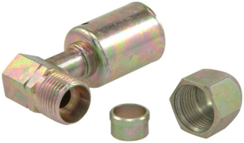 Four Seasons 17879 90 Degree Compression, Steel, Standard Diameter Beadlock, A/C Fitting