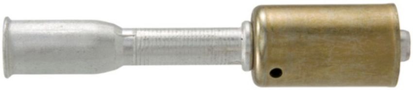 Four Seasons 17916 Straight Female Springlock, Aluminum, Standard Diameter Beadlock, A/C Fitting