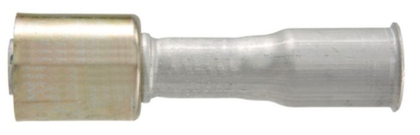 Four Seasons 17922 Straight Female Springlock, Aluminum, Standard Diameter Beadlock, A/C Fitting