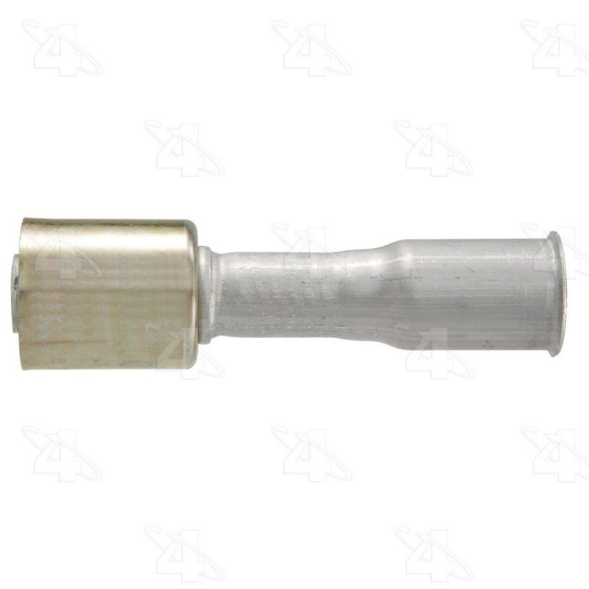 Four Seasons 17922 Straight Female Springlock, Aluminum, Standard Diameter Beadlock, A/C Fitting
