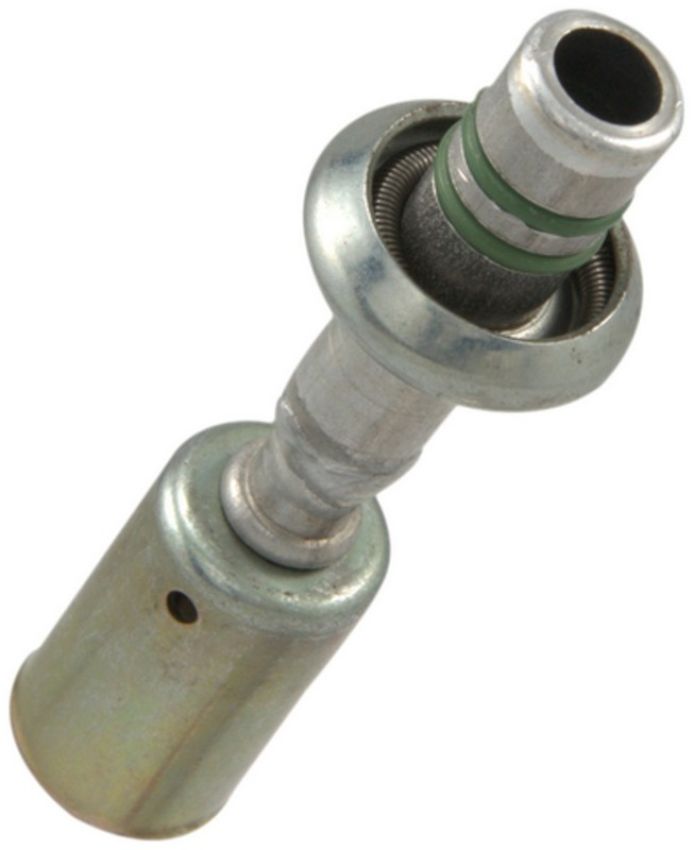 Four Seasons 17946 Straight Male Springlock, Aluminum, Standard Diameter Beadlock, A/C Fitting