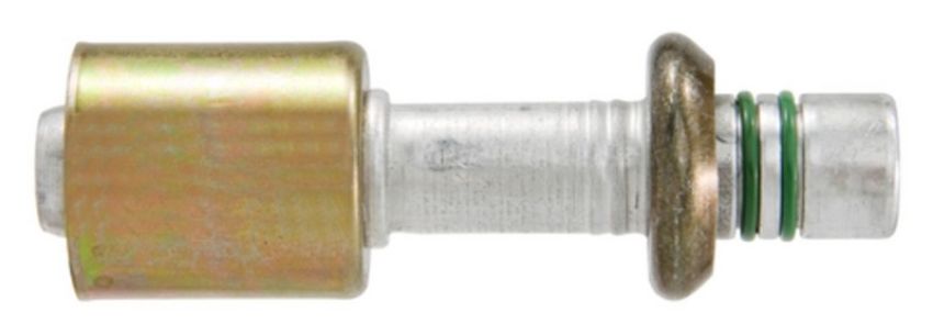 Four Seasons 17952 Straight Male Springlock, Aluminum, Standard Diameter Beadlock, A/C Fitting