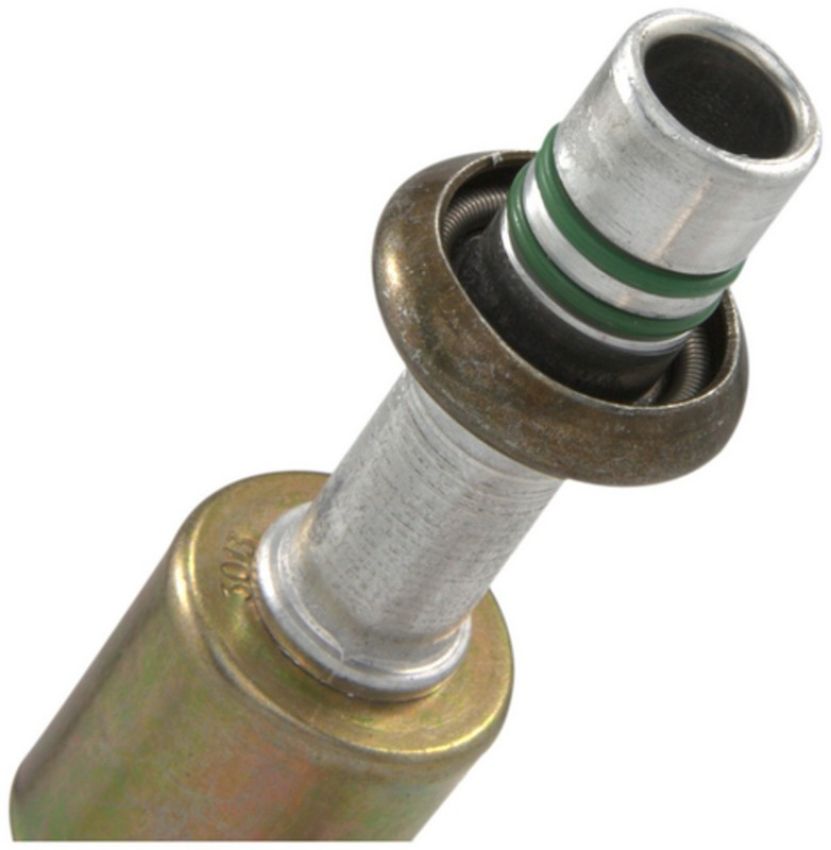 Four Seasons 17952 Straight Male Springlock, Aluminum, Standard Diameter Beadlock, A/C Fitting