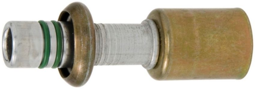 Four Seasons 17960 Straight Male Springlock, Aluminum, Standard Diameter Beadlock, A/C Fitting