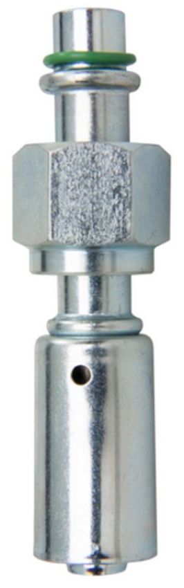 Four Seasons 18058 Straight Female O-Ring Long Pilot, Steel, Reduced Diameter Beadlock A/C Fitting