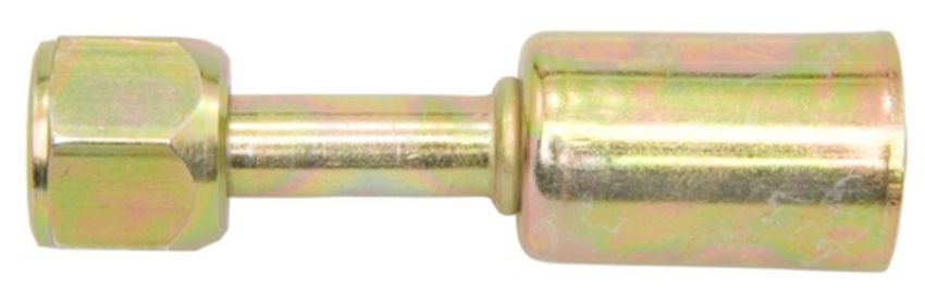 Four Seasons 18406 Straight Female Flare, Steel, Standard Diameter Beadlock, A/C Fitting