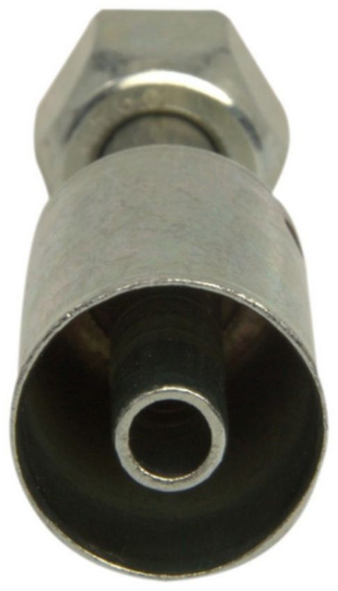 Four Seasons 18406 Straight Female Flare, Steel, Standard Diameter Beadlock, A/C Fitting