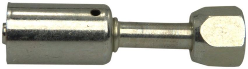 Four Seasons 18406 Straight Female Flare, Steel, Standard Diameter Beadlock, A/C Fitting