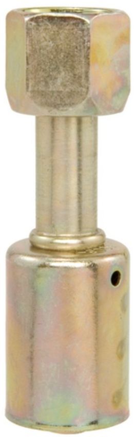 Four Seasons 18408 Straight Female Flare, Steel, Standard Diameter Beadlock, A/C Fitting