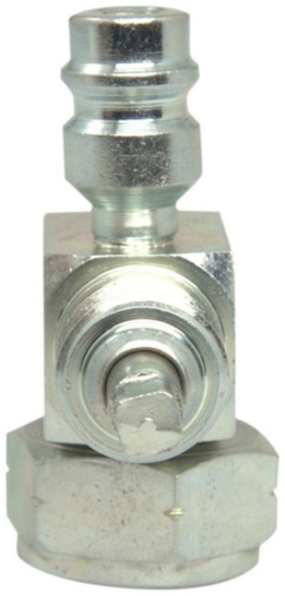 Four Seasons 18914 90 Degree Tube-O to Male Insert O-Ring with R134a Service Port, Steel, Service Valve
