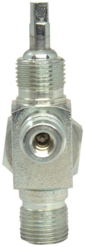 Four Seasons 18914 90 Degree Tube-O to Male Insert O-Ring with R134a Service Port, Steel, Service Valve