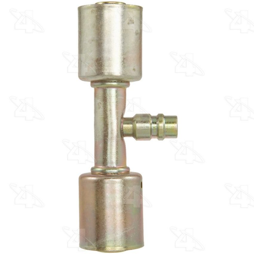 Four Seasons 18952 In-line Splicer with R134a Service Port, Steel, Standard Diameter Beadlock
