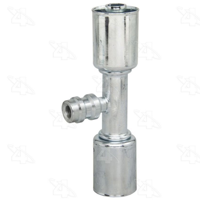 Four Seasons 18960 In-line Splicer with R134a Service Port, Steel, Standard Diameter Beadlock