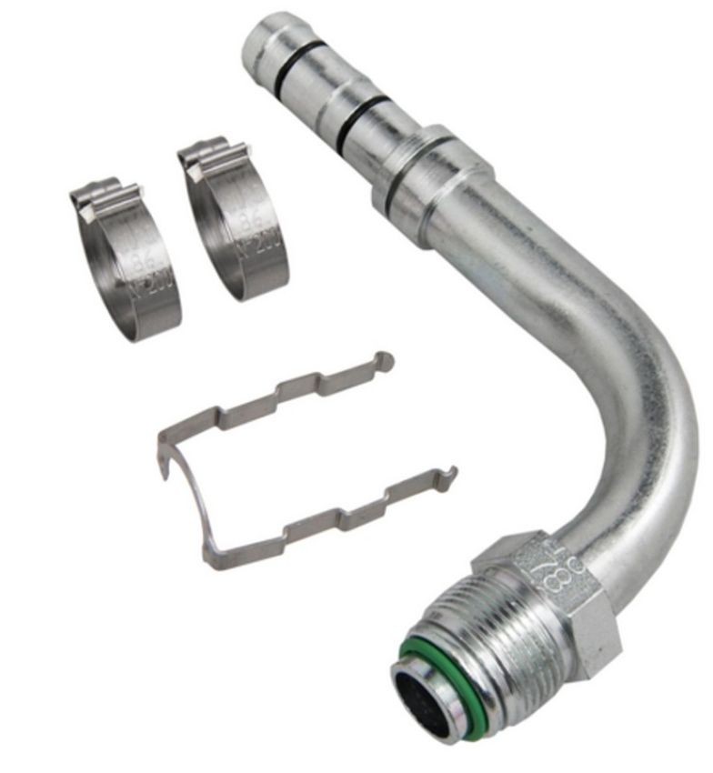 Four Seasons 19130 EZ Clip 90 Degree Male O-Ring Hose Repair Fitting Kit