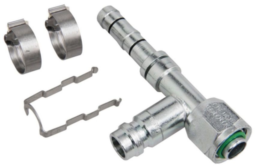 Four Seasons 19148 EZ Clip Straight Female O-Ring Hose Repair Fitting Kit