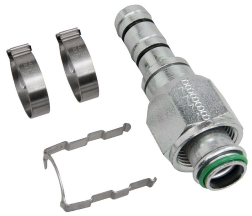 Four Seasons 19192 EZ Clip Straight Female O-Ring Hose Repair Fitting Kit
