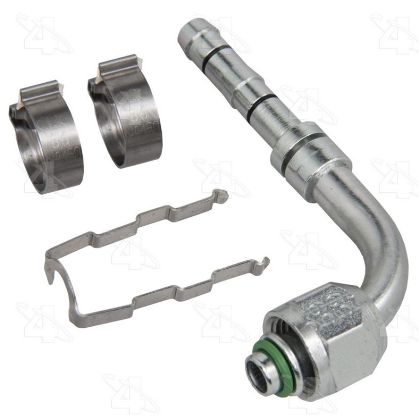 Four Seasons 19276 EZ Clip 90 Degree Female O-Ring Hose Repair Fitting Kit