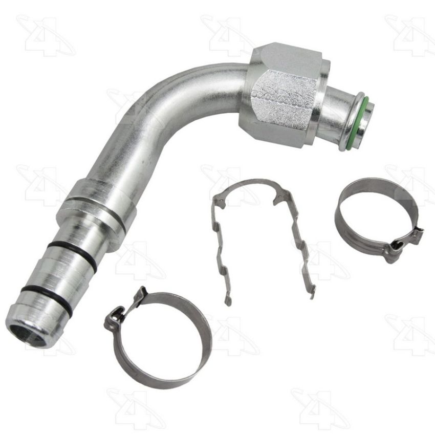 Four Seasons 19302 EZ Clip 90 Degree Female O-Ring Hose Repair Fitting Kit