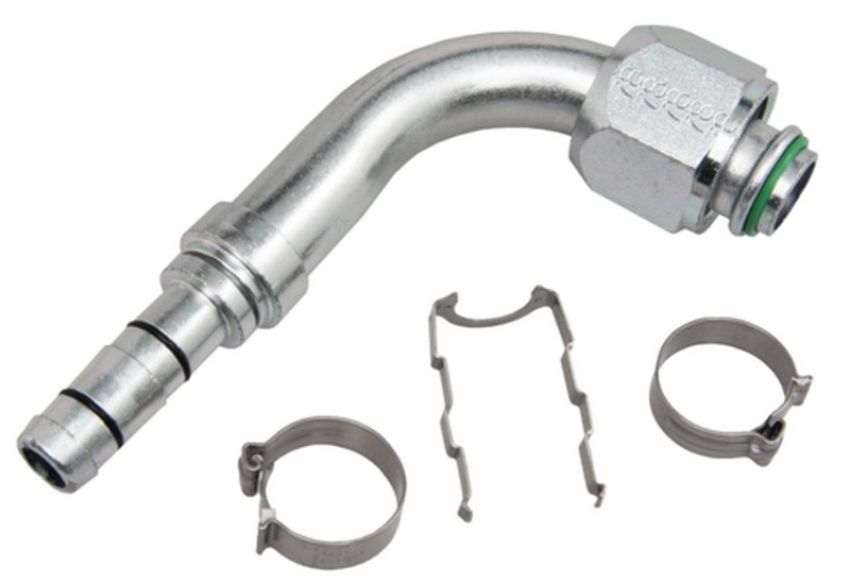 Four Seasons 19332 EZ Clip 90 Degree Female O-Ring Hose Repair Fitting Kit