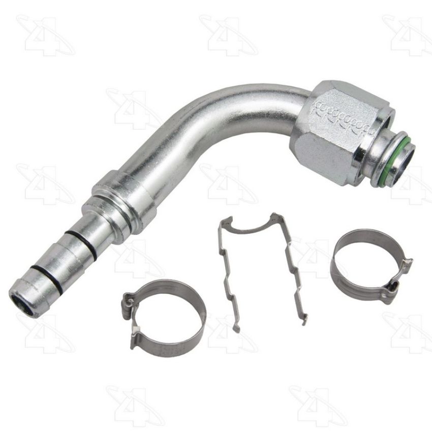 Four Seasons 19332 EZ Clip 90 Degree Female O-Ring Hose Repair Fitting Kit