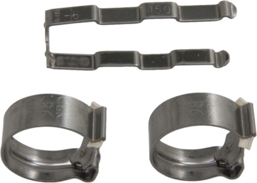 Four Seasons 19376 EZ Clip 90 Degree Male Insert O-Ring Bulkhead Hose Repair Fitting Kit