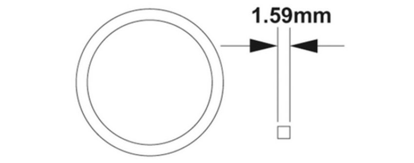 Four Seasons 24117 Teflon Seal Rotolock Fitting O-Ring