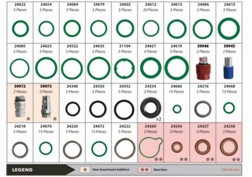 Four Seasons 24818 O-Ring Assortment