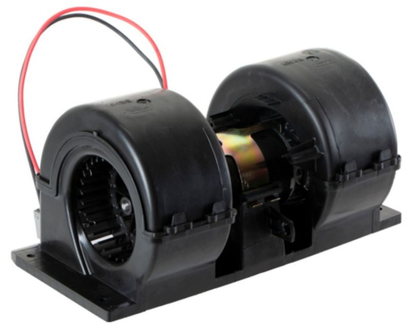 Four Seasons 35021 Double Shaft Vented CW Blower Motor w/ Wheel