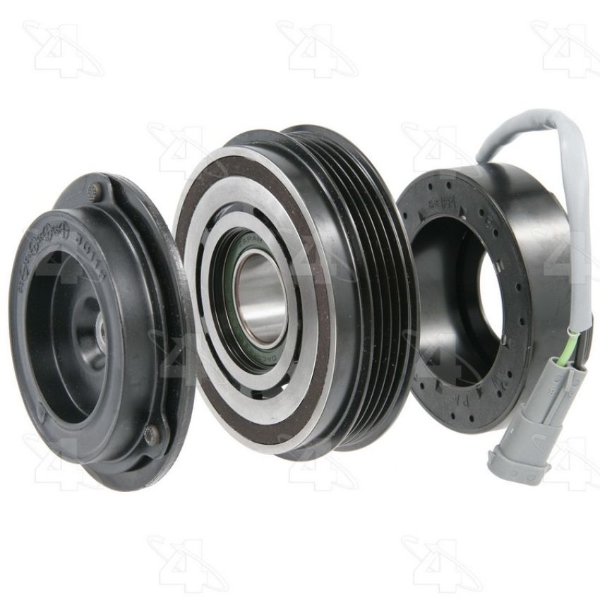 Four Seasons 47362 New Nippondenso 10S17F Clutch Assembly w/ Coil