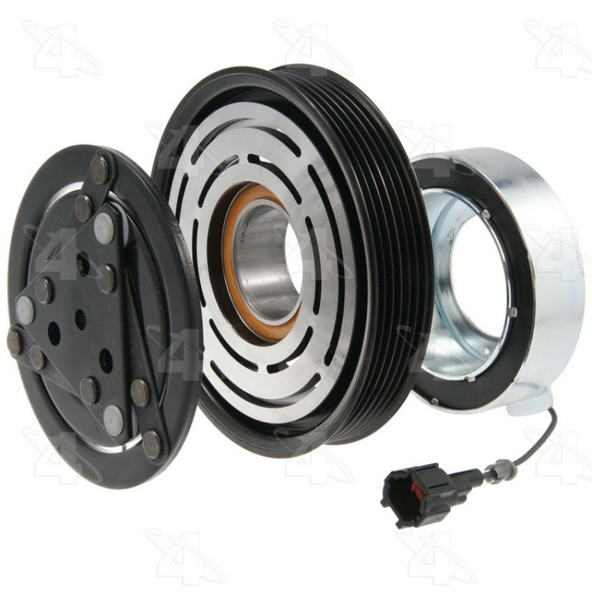 Four Seasons 47553 New Nihon/Calsonic CWV618 Clutch Assembly w/ Coil