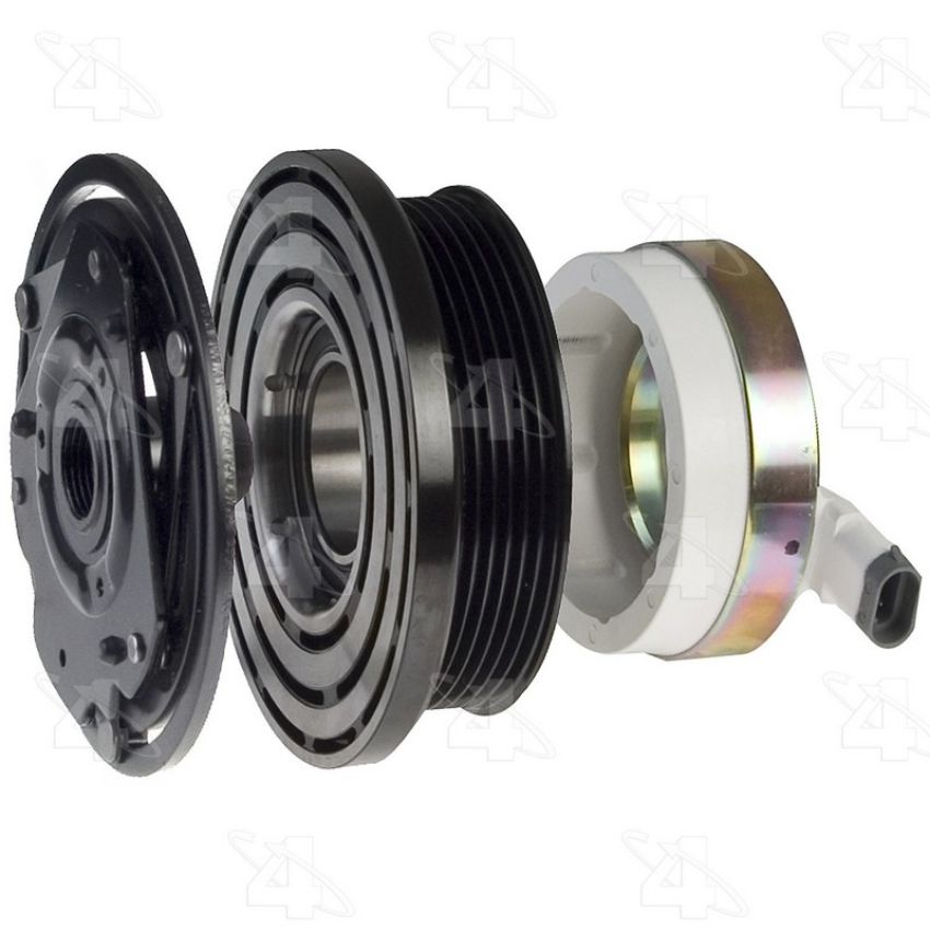 Four Seasons 47654 New GM Harrison V5 Variable Displacement Clutch Assembly w/ Coil