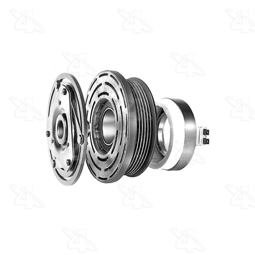 Four Seasons 48633 Reman GM Frigidaire/Harrison R4 Radial Clutch Assembly w/ Coil