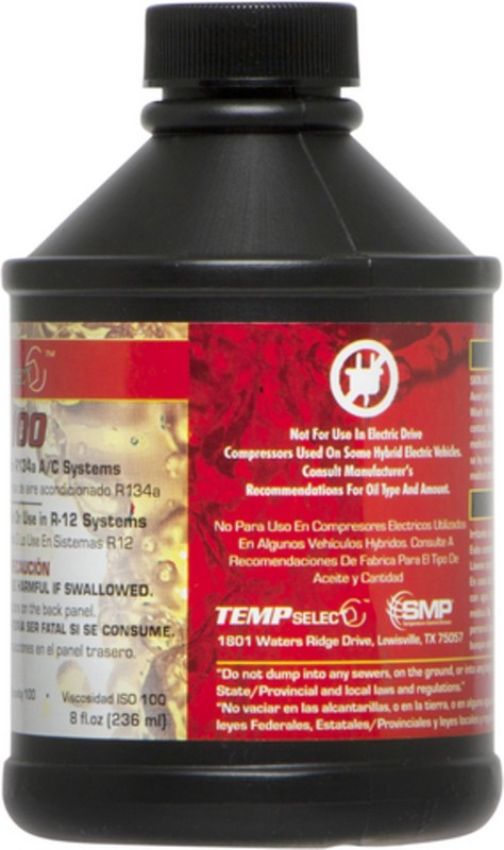 Four Seasons 59002 8 oz. Bottle Premium PAG 100 Oil for R134a