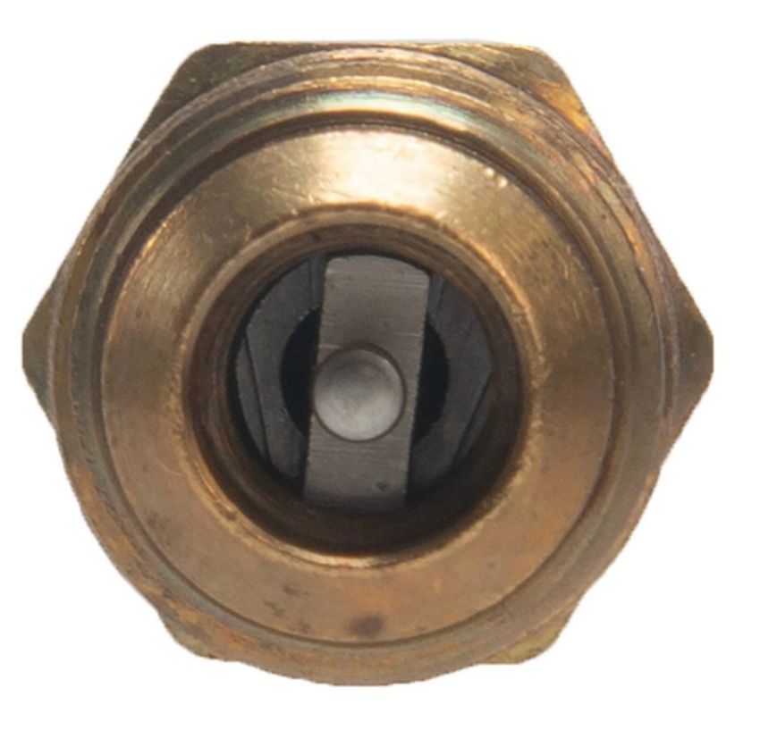 Four Seasons 59609 1/4MFx1/8MP w/o Swivel Straight R12 Service Adapter