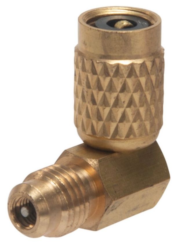 Four Seasons 59615 1/4MFx1/4FF - Swivel 90 Degree R12 Service Adapter