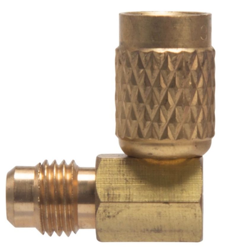 Four Seasons 59615 1/4MFx1/4FF - Swivel 90 Degree R12 Service Adapter