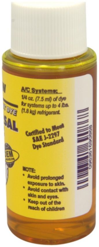 Four Seasons 69086 1 oz. Bottle R12, R134a, R1234yf Fluorescent Dye