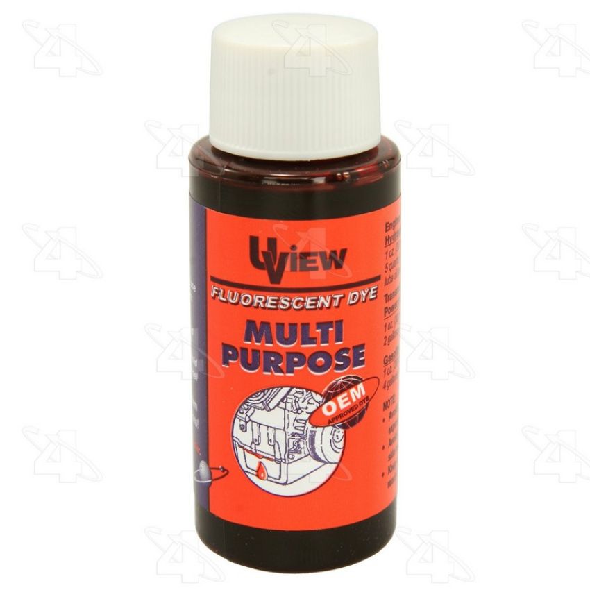 Four Seasons 69088 1 oz. Bottle Fuel, PwrSteering, Engine Oil, Tran Oil Fluorescent Dye