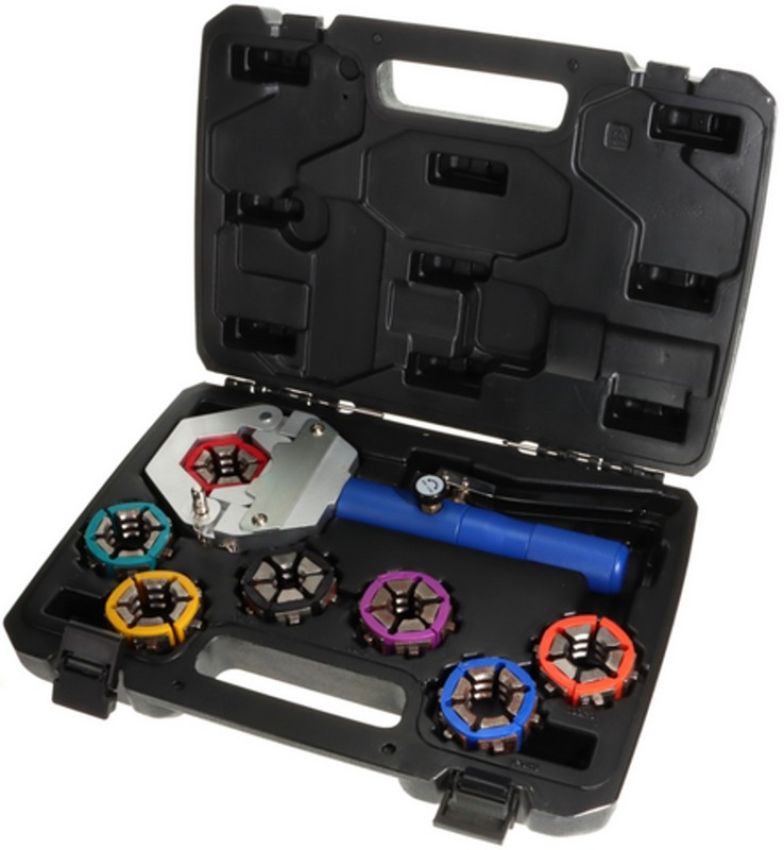 Four Seasons 69196 Beadlock Crimper Kit, Hydraulic, Portable, Integrated Hand Pump