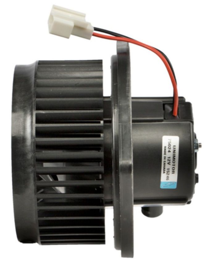 Four Seasons 75024 Flanged Vented CCW Blower Motor w/ Wheel