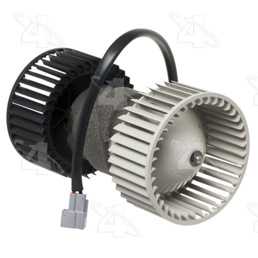 Four Seasons 75054 Double Shaft Vented CW Blower Motor w/ Wheel