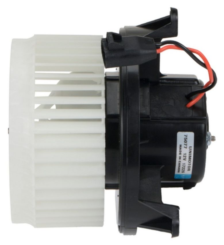 Four Seasons 75077 Flanged Vented CW Blower Motor w/ Wheel