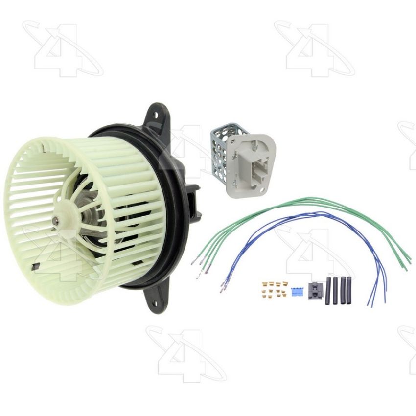 Four Seasons 75121 Flanged Vented CW Blower Motor w/ Wheel