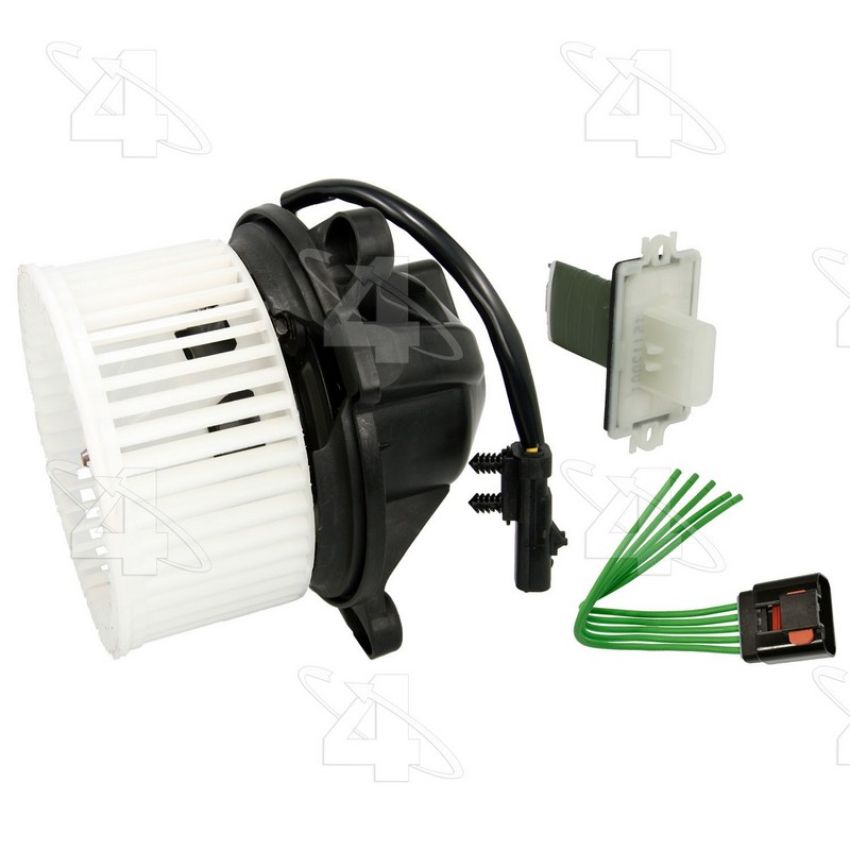 Four Seasons 75740 Flanged Vented CW Blower Motor w/ Wheel