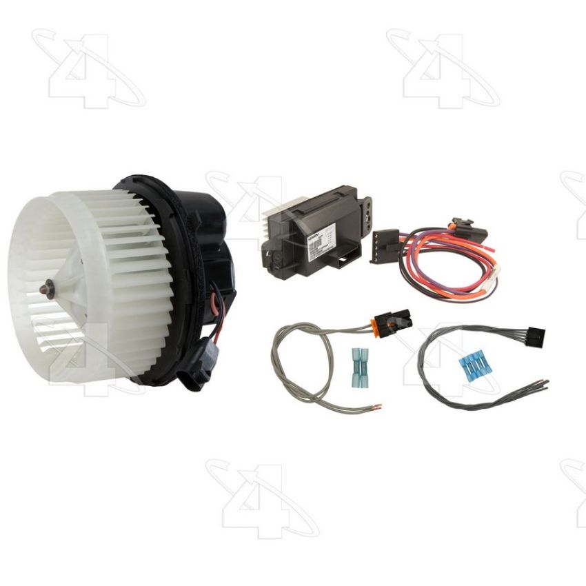 Four Seasons 75748 Flanged Vented CW Blower Motor w/ Wheel