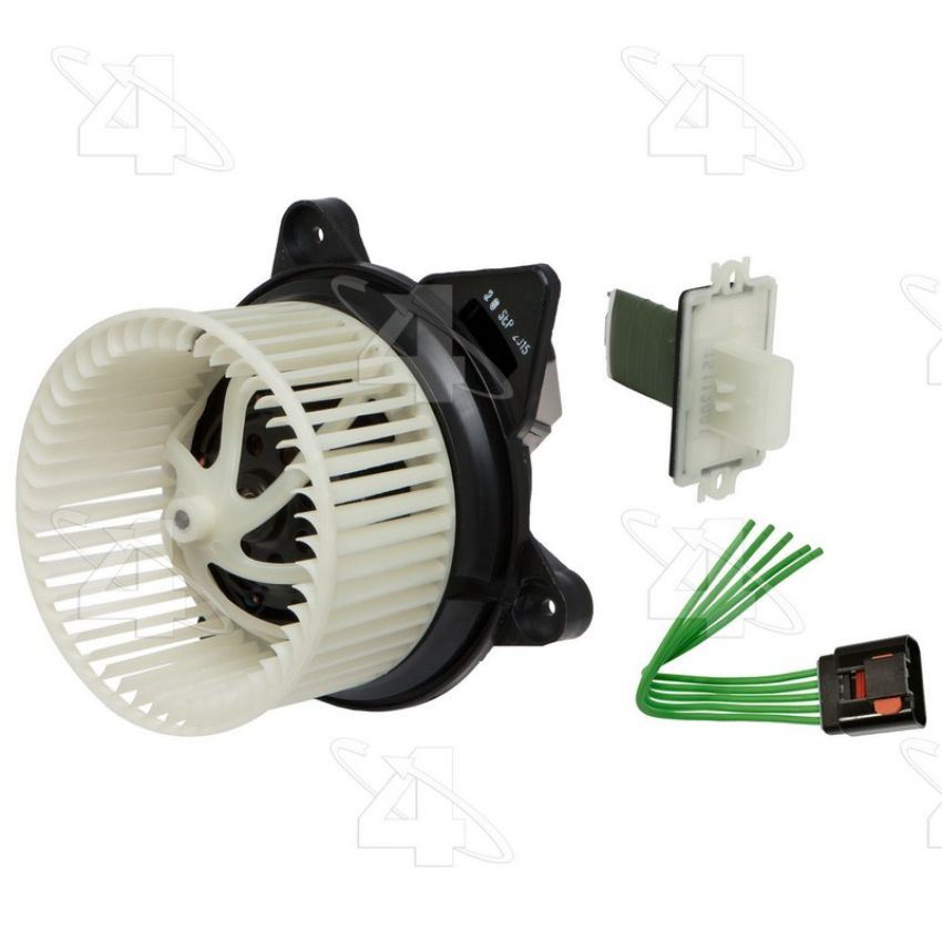 Four Seasons 75835 Flanged Vented CCW Blower Motor w/ Wheel