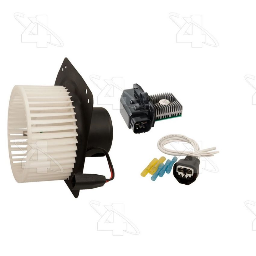 Four Seasons 75852 Flanged Vented CW Blower Motor w/ Wheel