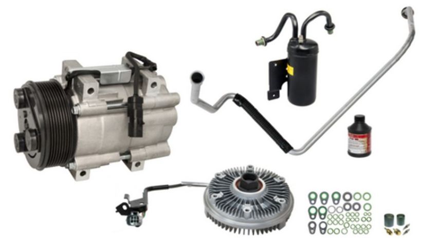 Four Seasons PSKRAM02 Dodge RAM PSP Kit with Fan Clutch w/ New Compressor